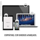 Anel Luz Pra Selfie Ring Light Flash Celular Recarr. Rosa