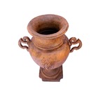 Ânfora Cara De Índia O Par Ferro Fundido Pronto Artes