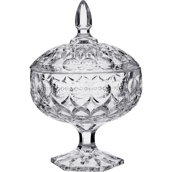 Angelica Potiche Bomboniere 24x16x16cm Cristal Eco Transparen