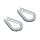 Anilha Sapatilho 1/8" Aço Galvanizado 2 peças