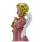 Anjo Da Guarda Em Oração Rosa Em Borracha 21cm