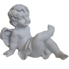 Anjo De Resina Branco - Artes Zu - Anjo De Bruço