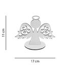Anjo Decorativo Mdf Branco 11x17 Cm - D'rossi