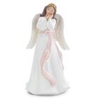 Anjo Decorativo Natalino Branco/rosa 18x10x10 1107677