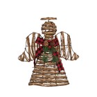 Anjo Decorativo Rattan Fibra 35x33x13 Cromus