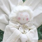 Anjo Ponteira De Arvore De Natal Decoração Em Tecido 33cm