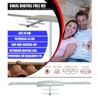 Antena Capte Super Direct Amplificada Controle 127v