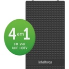 Antena De Tv Interna Digital Intelbras Al 2021 4 Em 1 Vhf, Uh