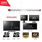 Antena Digital 4k Log 28 Elementos E Conversor Digital Dtv400