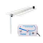 Antena Digital Coletiva Potente Com Amplificador Incluso