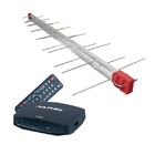 Antena Digital Externa 4k Capte Log 28 Elementos + Conversor