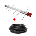 Antena Digital Externa 4k Capte Log 28 Elementos + Conversor