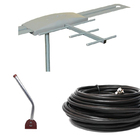 Antena Digital Externa Amplificada K7 Mastro Articulável 45 C