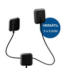 Antena Digital Interna Aquário Invisível Tipo Y Preta Dtv-300