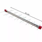 Antena Digital Uhf 4k Log 28 Elementos Capte E Conversor E Gr