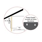 Antena Interna Capte Onix Passiva 375 Uhf E Hdtv