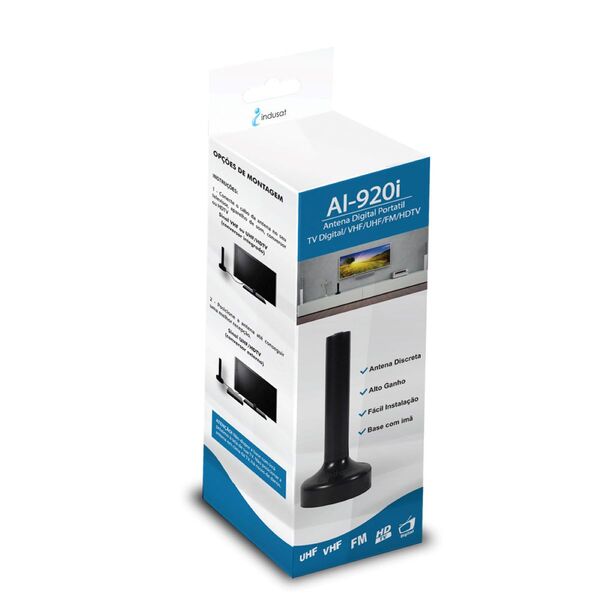 Antena Interna Indusat Ai-920i Digital/vhf/uhf/fm/hdtv 1,5m