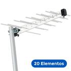 Antena Log Periódica Com 20 Elementos Potente 12dbi Aquário L