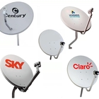 Antena Parabólica 60cm Com Receptor Vivensis Vx10 Sathd