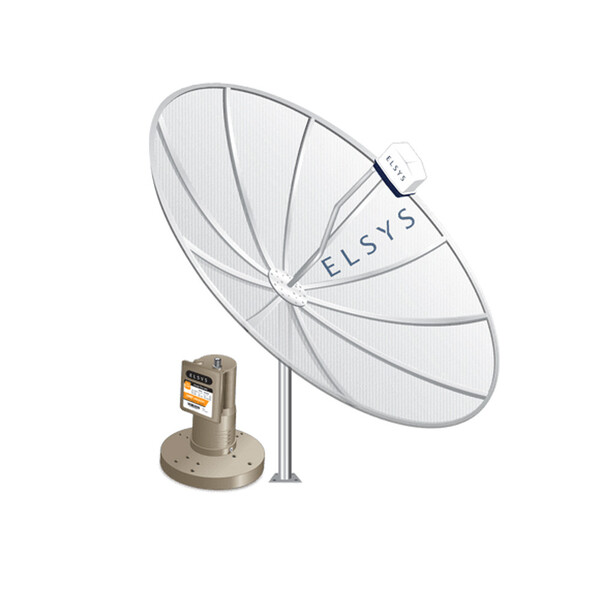 Antena Parabólica Banda Com Multiponto Etk126 1.70 M Elsys