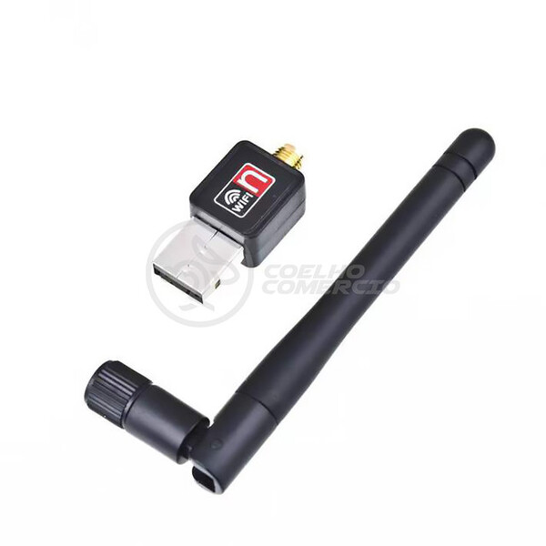 Antena Usb 2.0 Receptor De Wifi Wireless Internet Sem Fio 120