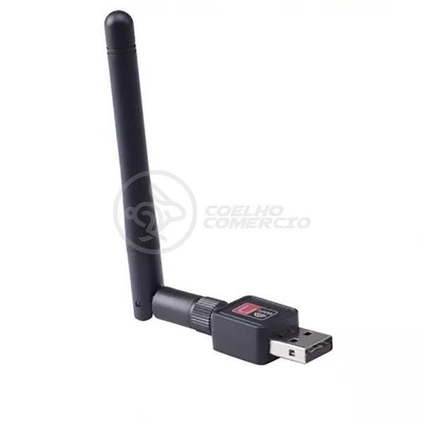 Antena Usb 2.0 Receptor De Wifi Wireless Internet Sem Fio 120