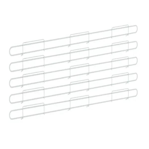 Anteparo Frontal Amapa 078 Branco Para Bandeja Ponta Kit 5 -