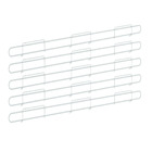 Anteparo Frontal Fit 078 Branco Para Bandeja Gondola Kit 5