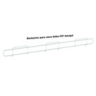 Anteparo Frontal Fit 090 Branco Para Bandeja Gondola Kit 5