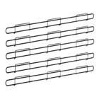 Anteparo Frontal Fit 090 Preto Para Bandeja Gondola Kit 10