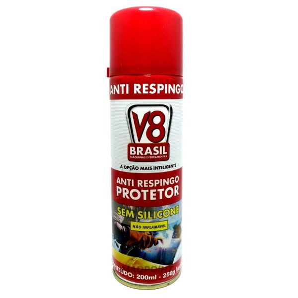 Anti Respingo Em Spray Aerossol Sem Silicone 200ml - V8 Brasil