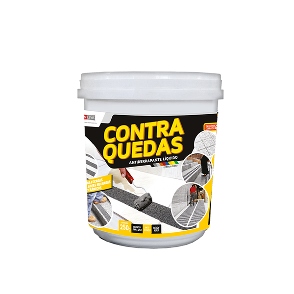 Antiderrapante Líquido Contra Quedas 250g Cinza Médio