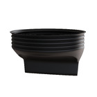 Antiespuma Para Ralo 100mm Preto Estrela