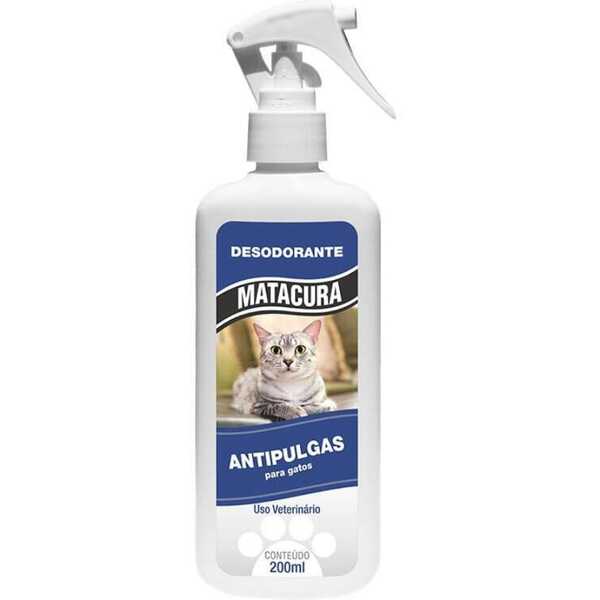 Antipulgas Matacura Desodorante Gatos 200ml