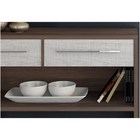 Aparador 100% Mdf Barriloche Rovere Marsala Com Santana - Mpd