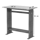 Aparador 100x60cm Trevo  Pinhão/branco