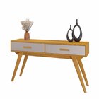 Aparador 136,5cm 2 Gavetas Leal Candian  Cinamomo/off White