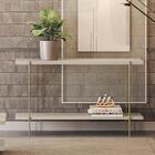 Aparador 136cm Industrial Com Pés Em Metal Off White Lisboa L