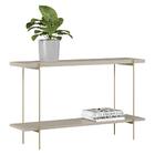 Aparador 136cm Industrial Com Pés Em Metal Off White Lisboa L