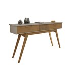 Aparador 160cm 2 Gavetas Lívia Valdemóveis Off White/cinamomo