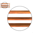 Aparador 1 6m 3 Prateleiras Madeira Maciça Natural