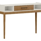 Aparador 1 Gaveta 2 Nichos Milão - Off White/freijó