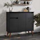 Aparador 1 Gaveta 3 Portas Londres Preto