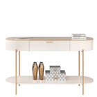 Aparador 1 Gaveta Com Pés Metálicos Caren Dj Móveis