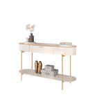 Aparador 1 Gaveta Com Pés Metálicos Caren Dj Móveis