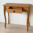 Aparador 1 Gaveta Madeira Maciça 77 Cm Pés Torneados Mel D230