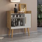 Aparador 1 Porta Vintage Retrô Café Ii Cinamomo/off-white