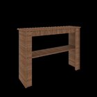 Aparador 1 Prateleira Veneza Amadeirado Montana