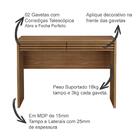 Aparador 2 Gavetas Corrediças Telescopicas Ap2309 Tecno Mobili