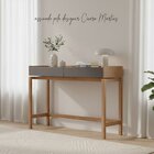 Aparador 2 Gavetas Em Mdf E Madeira Maciça Linha Barcelona Ta